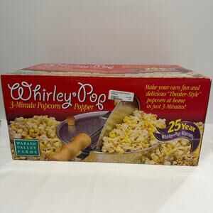 New in sealed box, Original Whirley Pop 3 Minute Stovetop Popcorn Popper